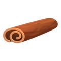 Cinnamon spice icon, cartoon style