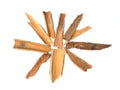 Cinnamon Spice on White Background Isolated Cinnamon Royalty Free Stock Photo