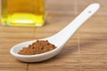 Cinnamon in the spoon Royalty Free Stock Photo