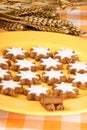 Cinnamon star cookies, Zimtsterne Royalty Free Stock Photo