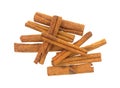 Cinnamon Stick Group Top View Royalty Free Stock Photo