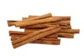 Cinnamon stick spice isolated white background Royalty Free Stock Photo