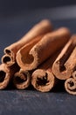 Cinnamon stick spices Royalty Free Stock Photo