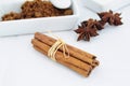 Cinnamon sticks Royalty Free Stock Photo