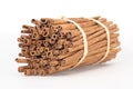 Cinnamon sticks bound together Royalty Free Stock Photo