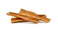 Cinnamon sticks isolated on white background Royalty Free Stock Photo