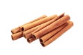 Cinnamon sticks isolated on white background Royalty Free Stock Photo