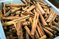 Cinnamon sticks Oriental Bazaar Royalty Free Stock Photo