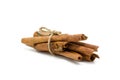 Cinnamon sticks tied by rope Royalty Free Stock Photo