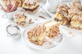 Cinnamon-Streusel Coffeecake Royalty Free Stock Photo