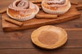 Cinnamon sugar is a seasoning spice that is a mixture of cinnamon powder and sugar.