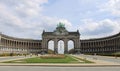 Cinquantenaire, Brussels, April, 2021 Royalty Free Stock Photo