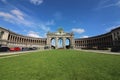 Cinquantenaire Park - Parc du Cinquantenaire - Park of the Fiftieth Anniversary - Triumphal Arch Royalty Free Stock Photo