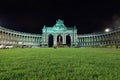 Cinquantenaire Park - Parc du Cinquantenaire - Park of the Fiftieth Anniversary - Triumphal Arch Royalty Free Stock Photo