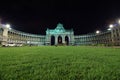 Cinquantenaire Park - Parc du Cinquantenaire - Park of the Fiftieth Anniversary - Triumphal Arch Royalty Free Stock Photo