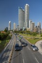 Cinta Costera, Coastal Beltway, Balboa Avenue, Panama City Royalty Free Stock Photo