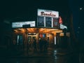 CinÃÂ©ma Beaubien sign at night, RosemontÃ¢â¬âLa Petite-Patrie, QuÃÂ©bec, Canada