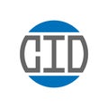 CIO letter logo design on white background. CIO creative initials circle logo concept.