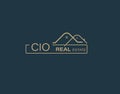 CIO Real Estate and Consultants Logo Design Vectors images. Luxury Real Estate Logo Design