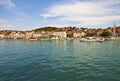 Ciovo, Croatia- sea view of Ciovo village and harbor