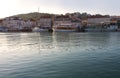 Ciovo, Croatia- sea view of Ciovo village and harborat down