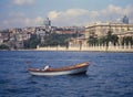 Ciragan Palace, Istanbul from the Bosphorus Strait Royalty Free Stock Photo