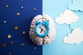 The circadian rhythms are controlled by circadian clocks or biological clock Royalty Free Stock Photo