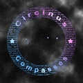 Circinus Constellation, Compass Constellation Royalty Free Stock Photo