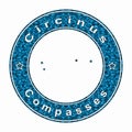Circinus Star Constellation, Compass Constellation Royalty Free Stock Photo