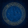 Circinus Star Constellation, Compass Constellation Royalty Free Stock Photo