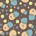 Circle abstract seamless pattern wallpaper repeated good for fashion textile wrapping print
