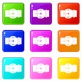 Circle belt buckle set 9