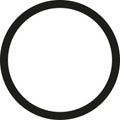 Circle black outline