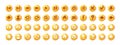 Circle buttons with cheese texture and icons Royalty Free Stock Photo