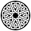 Circle celtic frame Royalty Free Stock Photo