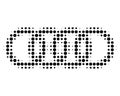 Circle Chain Halftone Dotted Icon