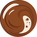 Circle Chocolate Abstract Pattern