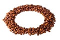 Circle from Coffee beans