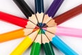 Vibrant Tools of Creativity: Colored Wooden Pencils