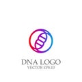 DNA icon logo vector design