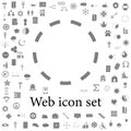 circle dash icon. web icons universal set for web and mobile