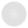 Circle design element. Abstract geometric pattern