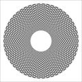 Circle design element. Abstract geometric rotation pattern Royalty Free Stock Photo