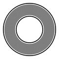 Circle design element. Geometric pattern in round shape Royalty Free Stock Photo