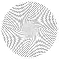 Circle design element. Zigzag lines texture. Royalty Free Stock Photo