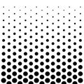 Circle Dots pattern design background in Black and white