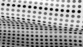 Circle Dots Pattern on wavy Fabric Cloth.