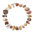 Circle of earth healing stones Royalty Free Stock Photo