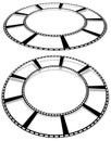 Circle filmstrip isolated with shadow for photography, multimedia concepts