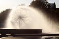 Circle fountain Royalty Free Stock Photo